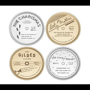 NIB Kate Spade Two of a Kind Coaster Set